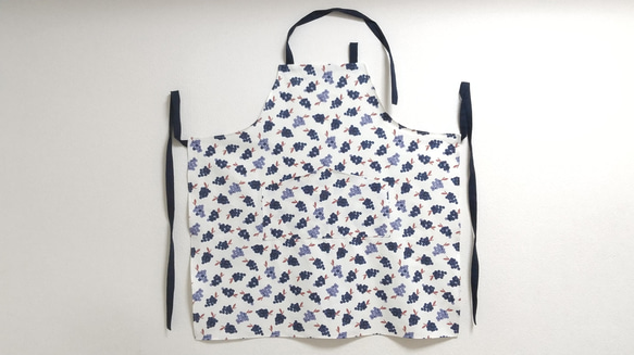 葡萄 サイズ・タイプが選べる 大人用エプロン 6枚目の画像