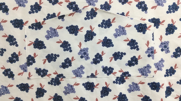 葡萄 サイズ・タイプが選べる 大人用エプロン 3枚目の画像