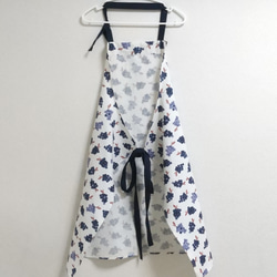 葡萄 サイズ・タイプが選べる 大人用エプロン 7枚目の画像