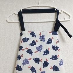 葡萄 サイズ・タイプが選べる 大人用エプロン 8枚目の画像