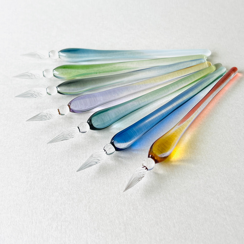 硝子工房きつねらんぷガラスペン3本セット