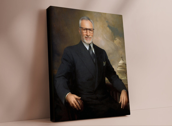 【オーダーメイド】写真からカスタムロイヤルキング天皇皇帝油絵スタイルの肖像画一点物 似顔絵 イラスト彼氏夫の贈り物誕生日 100%