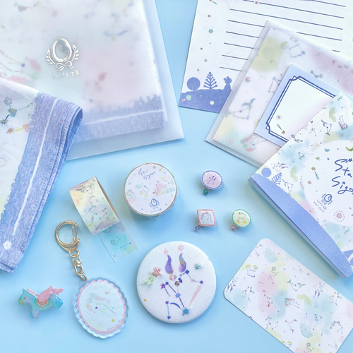 アクリルキーホルダー〈Star Sign〉12星座 キーホルダー とりどり工房