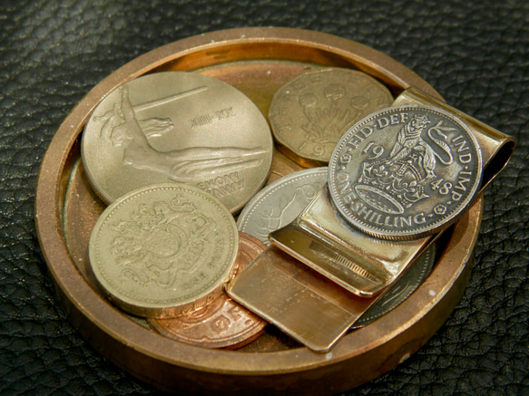 ＃M3  UK Coin Money Clip 1枚目の画像