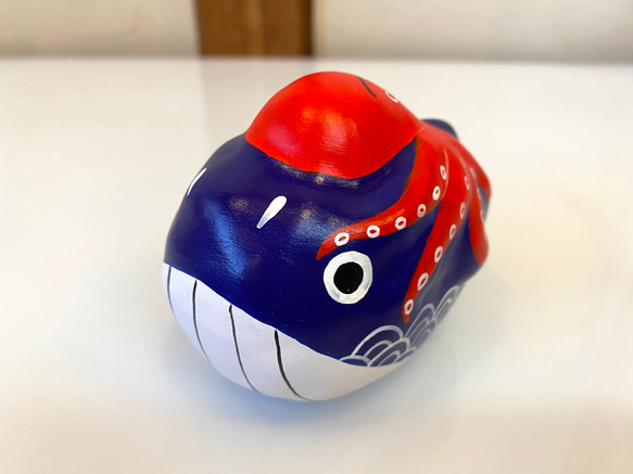 タコくじら その他置物 シマハリコ 通販｜Creema(クリーマ) 16397748