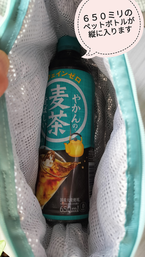 ヌビ　韓国　イブル　保冷保温　ランチバッグ　可愛い　リボン　ママバッグ　OL　ランチ 9枚目の画像