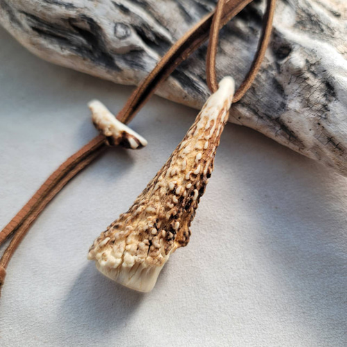 鹿角笛　ハンドメイド　1点物　完全フルオーダーメイド　角　ペンダントトップ 鹿角笛 ハンドメイド 1点物 完全フルオーダーメイド 角