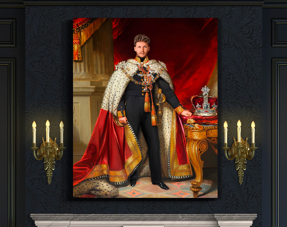 【オーダーメイド】写真からカスタムロイヤルキング天皇皇帝油絵スタイルの肖像画一点物 似顔絵 イラスト彼氏夫の贈り物誕生日 【オーダーメイド】写真からカスタムロイヤルキング天皇皇帝油絵スタイルの肖像画一点物 イラスト彼氏夫の贈り物誕生日 似顔絵 K1242558644(9555円)