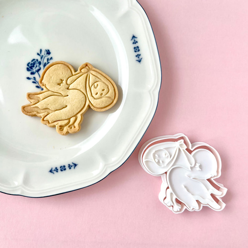 コウノドリ 赤ちゃん 【クッキー型】 クッキー型 NICA 通販 16398526