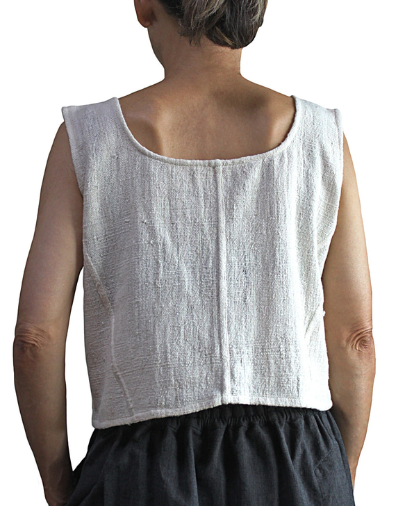 Jomtong 手工編織棉質經典亞洲襯衫 (BFS-185-02) 第5張的照片