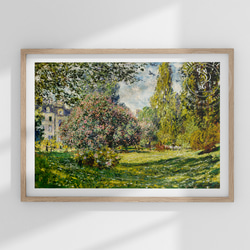 ミッドセンチュリー Claude Monet Park Monceau / インテリアポスター 海外アート / 5174 1枚目の画像