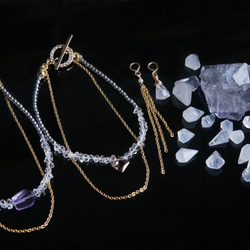 【Himalayan Quartz,Diamond,3-way Abundance Bracelet(A/B/C)】 13枚目の画像