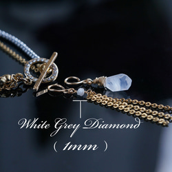 【Himalayan Quartz,Diamond,3-way Abundance Bracelet(D/E)】 9枚目の画像