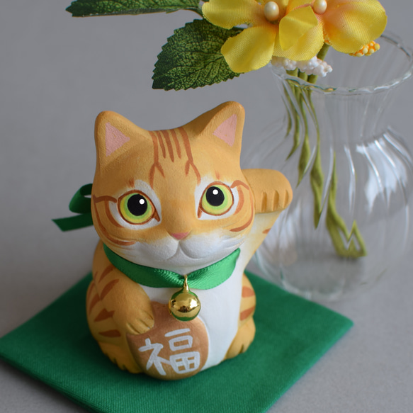 まとめて【茶猫／サバトラ猫】猫☆福猫☆陶器製☆ まとめて【茶猫／サバトラ猫】猫☆福猫☆陶器製☆ 【公式通販】