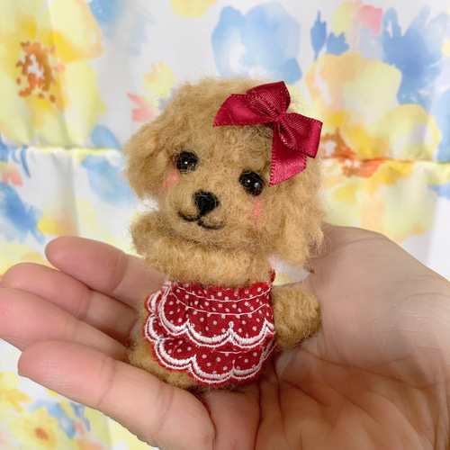 ❤️ラブリー❤️トイプードルちゃん❤️ 羊毛フェルト くみ