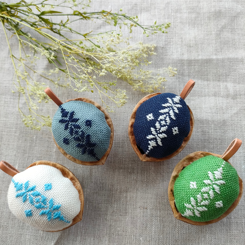 くるみのピンクッション 確認用 ハンドメイド雑貨