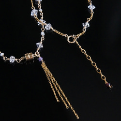 【14KGF】W/G Diamond,Himalayan Quartz Abundance Bracelet 15枚目の画像
