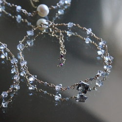 【14KGF】Dark Grey Diamond,Himalayan Quartz Abundance Bracelet 13枚目の画像