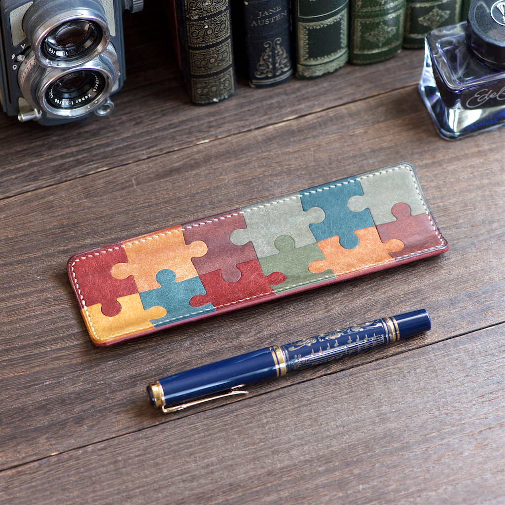 パズル模様のペントレイ 1本用