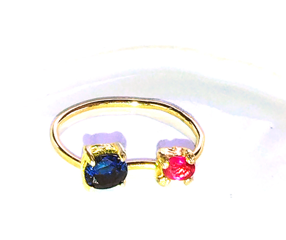 - 2023 Sapphire & Ruby Ring 2枚目の画像