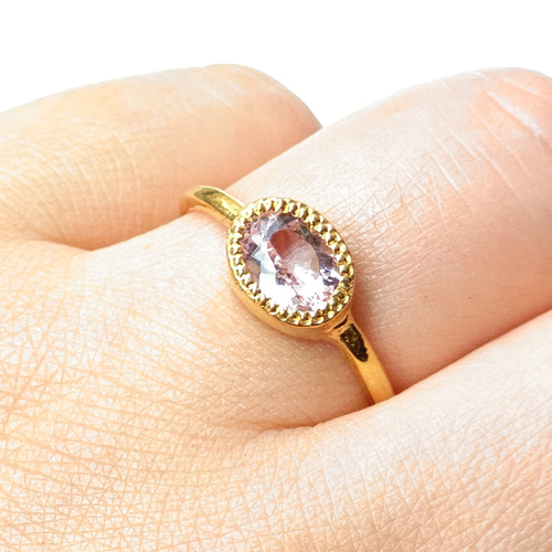 レモントパーズ リング 天然石 ジュエリー SILVER925 RING