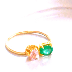 - 2023 Spinel & Emerald Ring 2枚目の画像