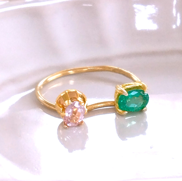 - 2023 Spinel & Emerald Ring 1枚目の画像