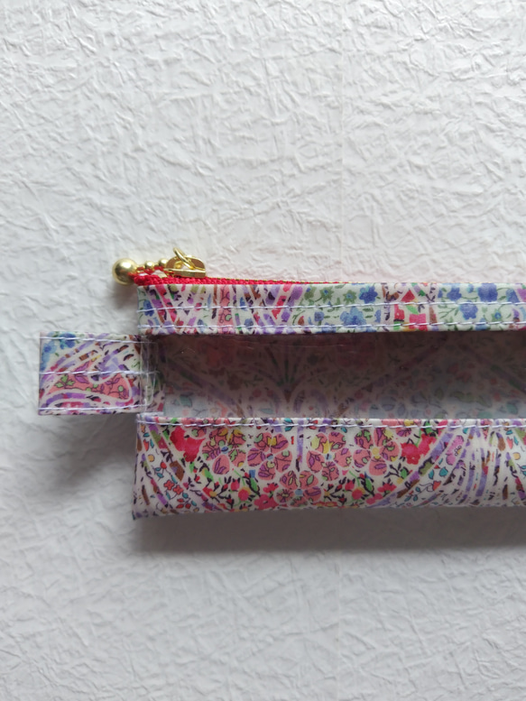 小鉛筆盒 眼鏡盒 透明袋 鐵 Silly Liberty 層壓板 ♡ 在希臘語中的意思是紫羅蘭色或紫色小花 第2張的照片