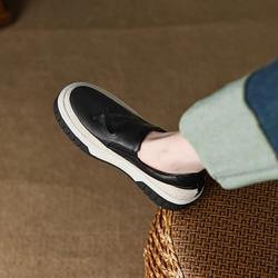23 秋季女式真皮鞋超輕質厚底鞋舒適淺口鞋 22 厘米-24.5 厘米 #797⭐免運費⭐ 第15張的照片
