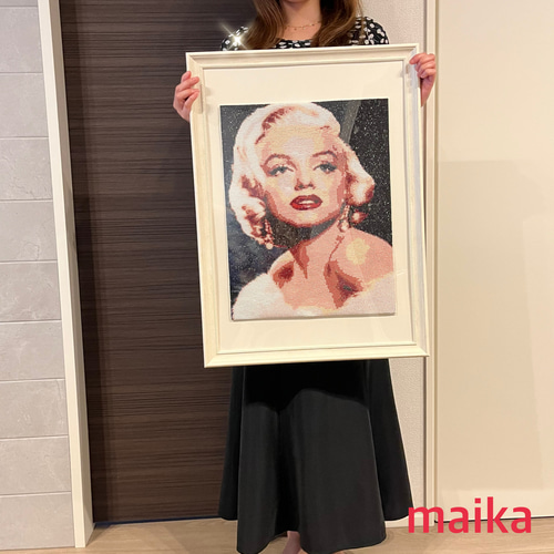 マリリンモンローアート作品 絵画 デコ師 舞香 通販 16399811
