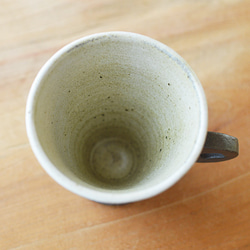 【訳あり品】コーヒーカップ（猫）２点セット／焼き〆陶器（食洗機ＯＫ） 8枚目の画像