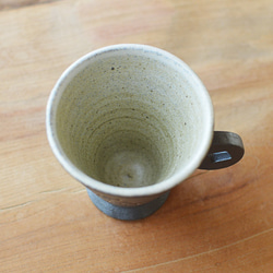 【訳あり品】コーヒーカップ（猫）２点セット／焼き〆陶器（食洗機ＯＫ） 9枚目の画像