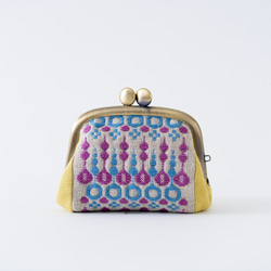 ミナペルホネン【タンバリン dop】グレー☆親子がま口 長財布