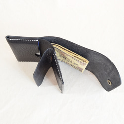シュリンクレザーの三つ折り財布 6枚目の画像