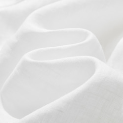 優雅亞麻襯衫法式袖上衣白色 230801-2 第10張的照片
