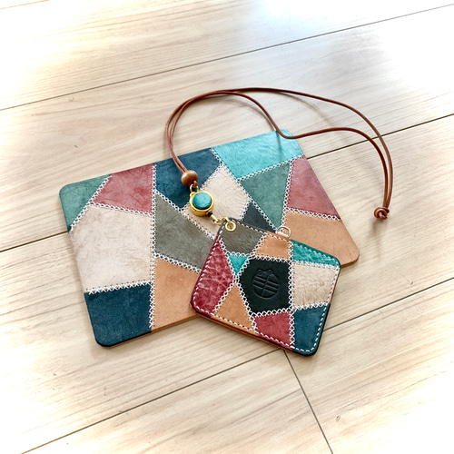 マイクロ5穴レザーパッチワークシステム手帳