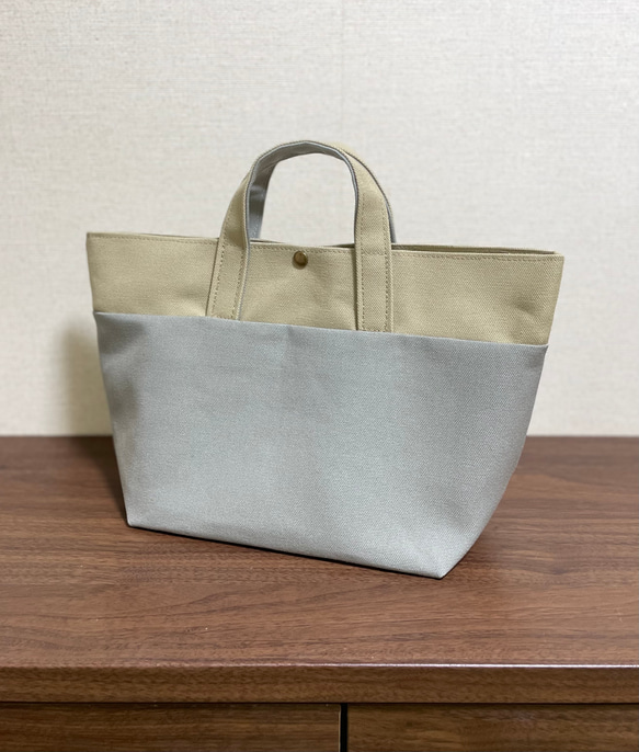 トートバッグM✴︎倉敷帆布✴︎ジャストA4サイズ トートバッグ