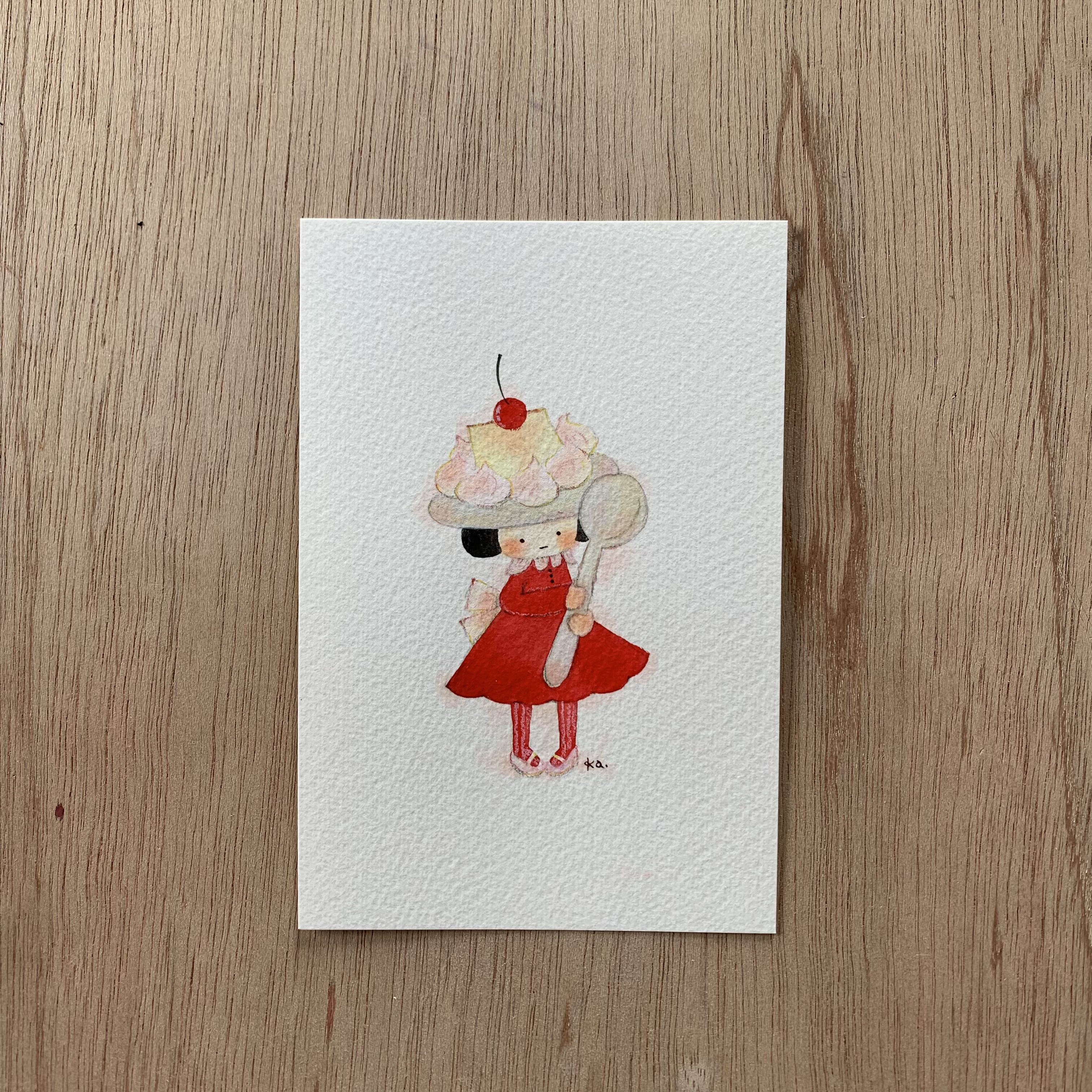 「プリンの名前」　原画　送料無料