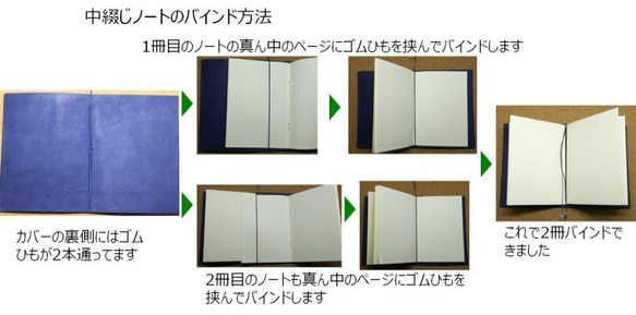 ダイアログノートサイズカバー/Bランク傷ありアウトレット/色：アラスカグリーン/カバーのみ/DFN-ALGB002 9枚目の画像