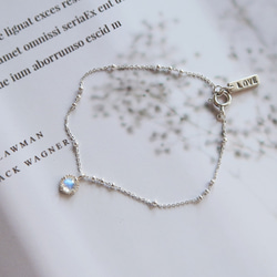 各種天然石ハンドメイド　シルバー　ブレスレット 98b812aa67720c10c77506b3add507
