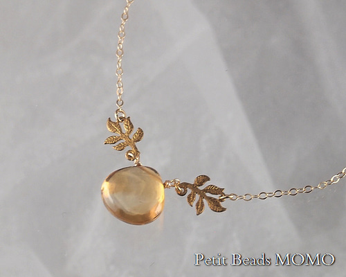 願いが叶う？11月誕生石～宝石質シトリン(AAA-)のマロンの天使の玉子風