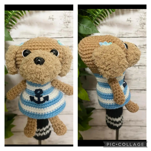 ★ゴルフ★ヘッドカバー★ハンドメイド★ ゴルフ ヘッドカバー トイプードル あみぐるみ れいか 通販