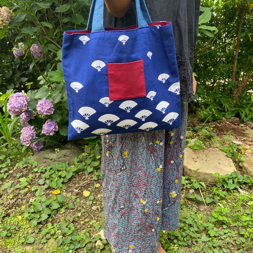 浴衣トートバッグ 着物リメイク 浴衣リメイク トートバッグ