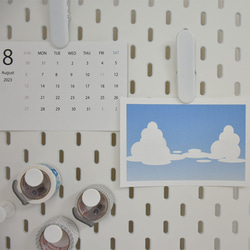 夏の雲 ポストカード インテリア 雑貨 夏 雲 夏空 メッセージカード ポスター 3枚目の画像