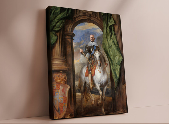 【オーダーメイド】写真からカスタムロイヤルキング天皇皇帝油絵スタイルの肖像画一点物 似顔絵 イラスト彼氏夫の贈り物誕生日 100%