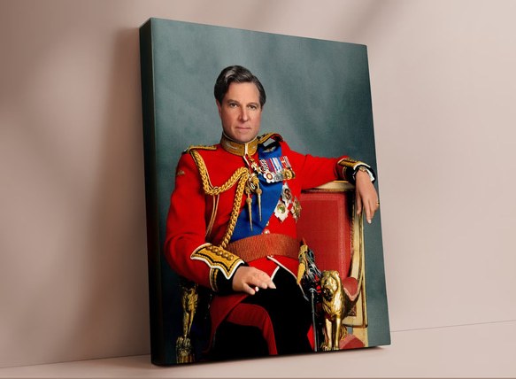 【オーダーメイド】写真からカスタムロイヤルキング天皇皇帝油絵スタイルの肖像画一点物 似顔絵 イラスト彼氏夫の贈り物誕生日 アート 絵画 帆布・キャンバス AAA1247915230(9555円)