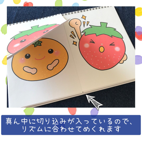 スケッチブックシアター おやつをたべよう 保育教材 保育園 幼稚園 