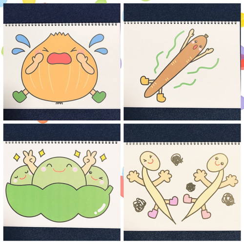 保育教材 スケッチブックシアター やさいのうた 保育教材 保育園 幼稚園 雑貨