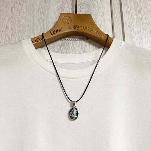 フーベイ　ターコイズ　シルバー　ネックレス　ペンダント　#インディアンジュエリー フーベイ ターコイズ シルバーネックレス ペンダント