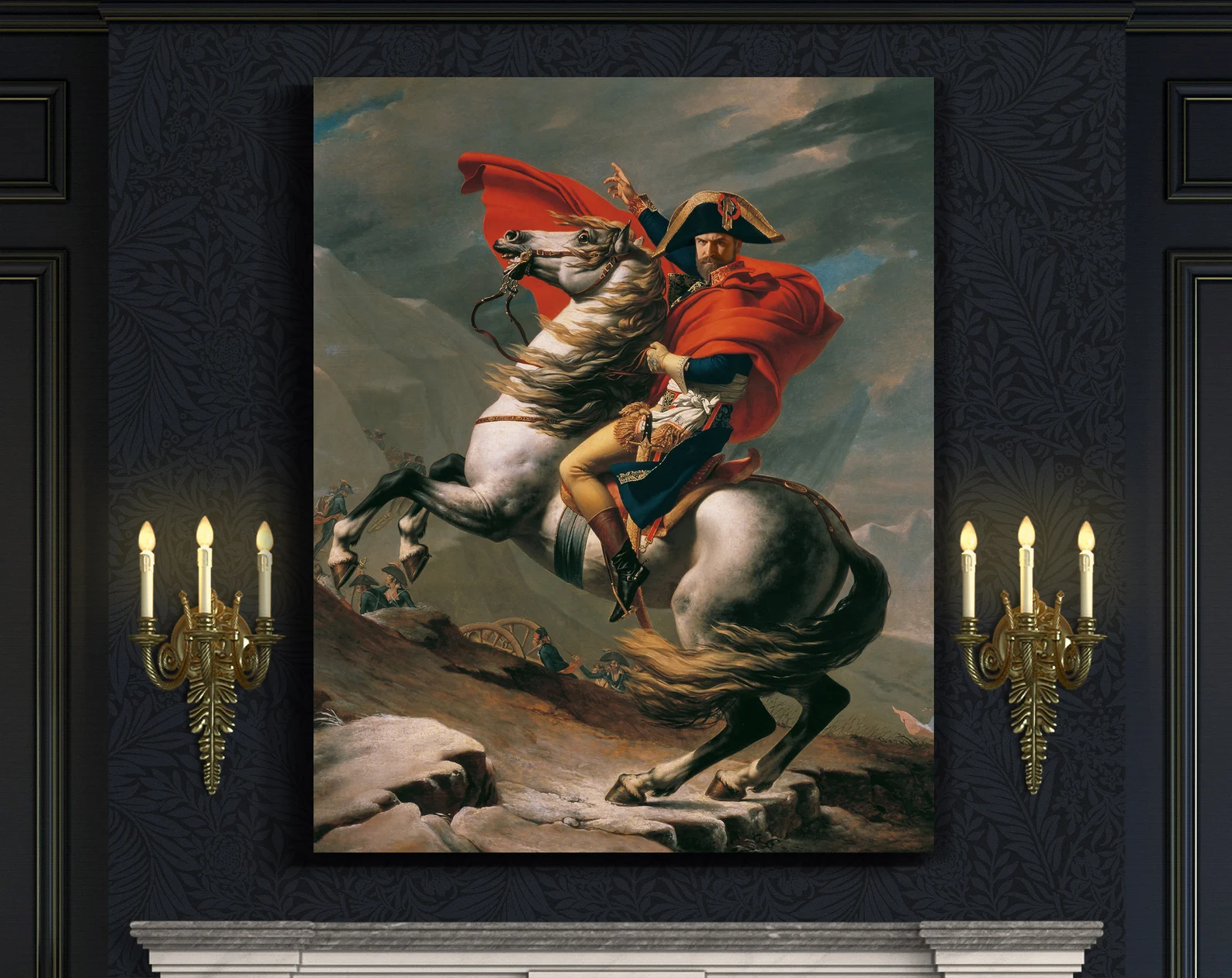 【オーダーメイド】写真からカスタムロイヤルキング天皇皇帝油絵スタイルの肖像画一点物 似顔絵 イラスト彼氏夫の贈り物誕生日